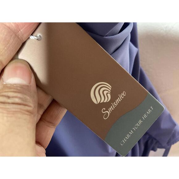 < NWT Blue/Purple One Piece Swimsuit > - Picture 4 of 5